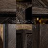 TV-dressoir Blackbone brass 4-deuren 200 (Black rustic) Richmond Interiors - Afbeelding 7