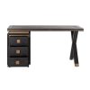 Bureau Hunter 3-laden  (Black rustic) Richmond Interiors - Afbeelding 5