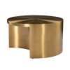 Salontafel Big & Rich set van 2 brushed gold (Brushed Gold) Richmond Interiors - Afbeelding 4