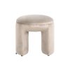 Poef Fargo khaki velvet (Quartz Khaki 903) Richmond Interiors - Afbeelding 3