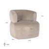 Fauteuil Donna khaki velvet (Quartz Khaki 903) Richmond Interiors - Afbeelding 5