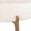 Fauteuil Venus white chenille (Bergen 900 white chenille) Richmond Interiors - Afbeelding 7