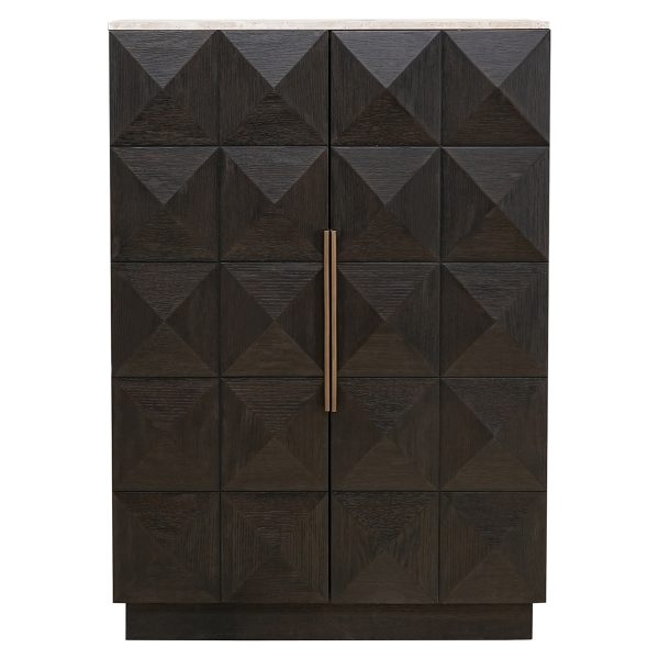 Wandkast Claremont 2-deurs (Brown) Richmond Interiors - Afbeelding 4