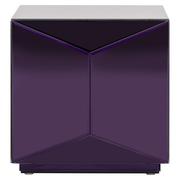 Bijzettafel Shifra spiegel paars () Richmond Interiors - Afbeelding 2