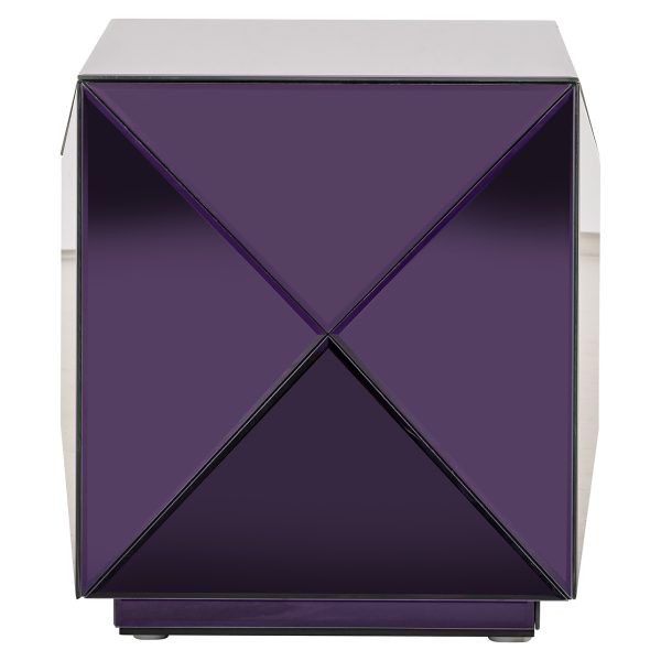 Bijzettafel Shifra spiegel paars () Richmond Interiors - Afbeelding 3