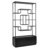 Wandkast Bonvoy black 2-laden (Black) Richmond Interiors