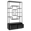 Wandkast Bonvoy black 2-laden (Black) Richmond Interiors - Afbeelding 5