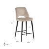 Counterstoel Tabitha trendy nature / quartz khaki (Be Trendy 01 Nature) Richmond Interiors - Afbeelding 5