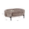 Huisdierenbed Dolly stone chenille (Niagara 104 Stone Chenille) Richmond Interiors - Afbeelding 5