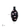 Vaas Kisses zwart groot (Black) Richmond Interiors - Afbeelding 2