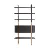 Wandkast Jameson 2-deuren 4-planken (Charcoal) Richmond Interiors - Afbeelding 3